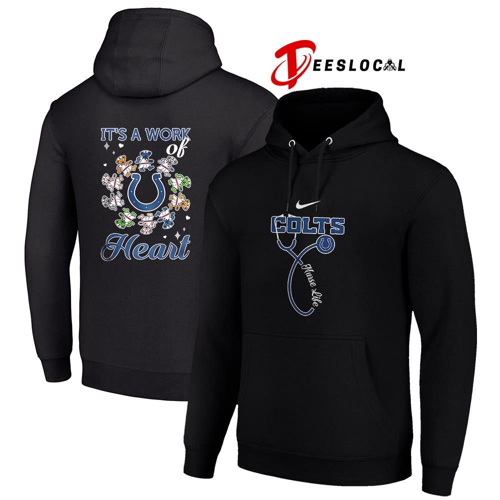 Indianapolis Colts x Grateful Dead Nurse it’s a work of heart bears shirt