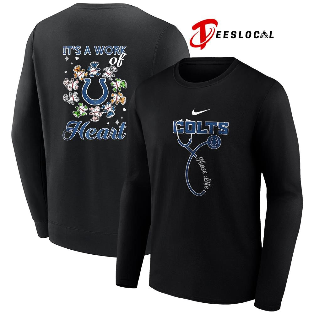 Indianapolis Colts x Grateful Dead Nurse it’s a work of heart bears shirt
