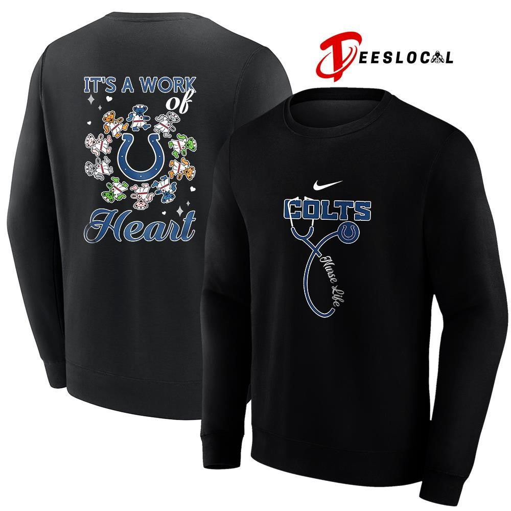 Indianapolis Colts x Grateful Dead Nurse it’s a work of heart bears shirt