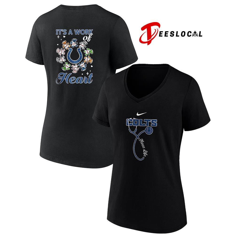 Indianapolis Colts x Grateful Dead Nurse it’s a work of heart bears shirt