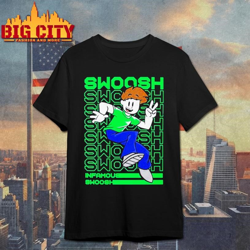 Infamous Swoosh Swoosh Repeating Shirt