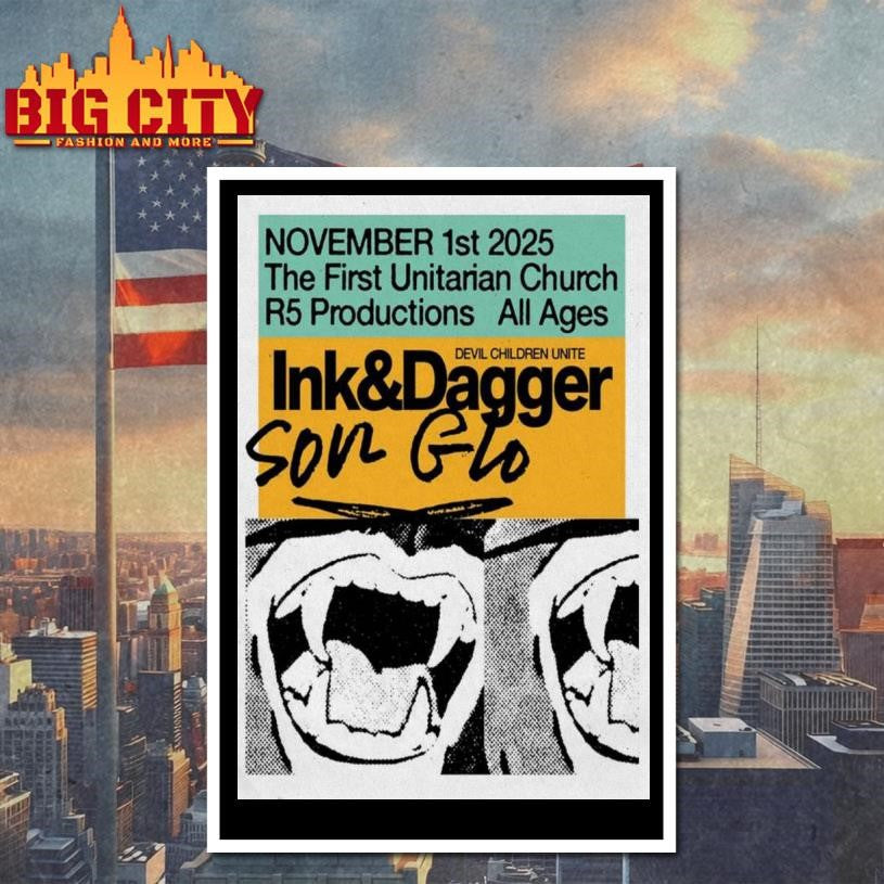 Ink &amp; Dagger Philadelphia, PA Event 2025 Poster Shirt