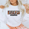 Inked Mama casual cotton sweatshirt for tattoo-loving mamas. Makes a great gift for Mother's Day or any occasion....