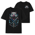 Inosuke Hashibira with his sword Dual Serrated Nichirin Katanas shirt, Breathing styles Breathing styles t-shirt, Anime...