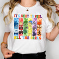 Inside Out It's OK To Feel Shirt, Inside Out Movie Shirt, Inside Out 2 Shirt Hoodie, Sweatshirt | RetroVerseTees.com