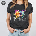 Inspirational T-Shirt, Chris.tian Gifts, Butterfly Tshirt Hoodie, Sweatshirt | RetroVerseTees.com