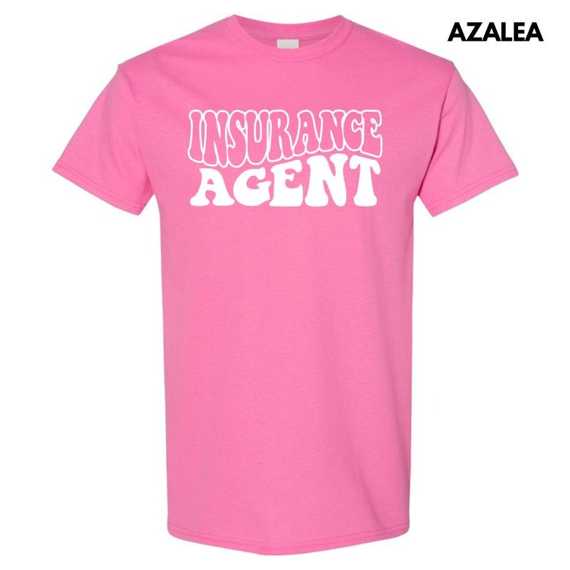 Insurance Agent Bubble Letter Gildan Short Sleeve T-Shirt 'NLB' Hoodie, Sweatshirt | RetroVerseTees.com