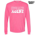 Insurance Agent Bubble Letter Long Sleeve Comfort Colors T-Shirt 'NLB' Hoodie, Sweatshirt | RetroVerseTees.com
