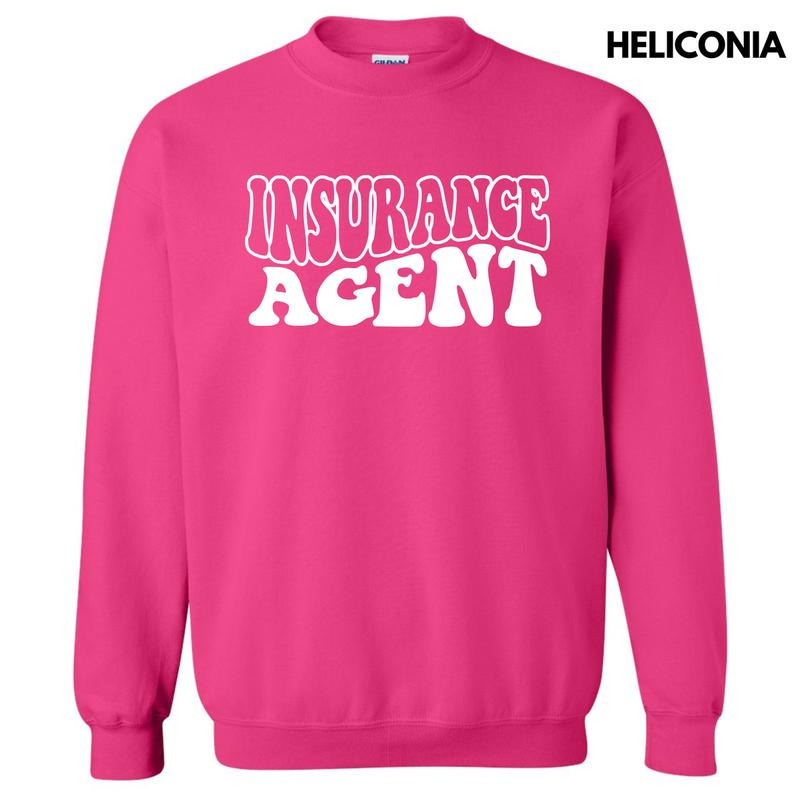 Insurance Agent Bubble Letter Sweatshirt 'NLB' T-Shirts, Hoodie | RetroVerseTees.com