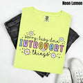 Introvert Things Comfort Colors T-Shirt 'NLB' Hoodie, Sweatshirt | RetroVerseTees.com