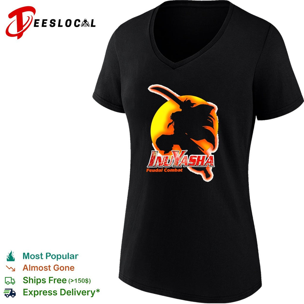 Inuyasha Feudal Combat Silhouette Anime shirt