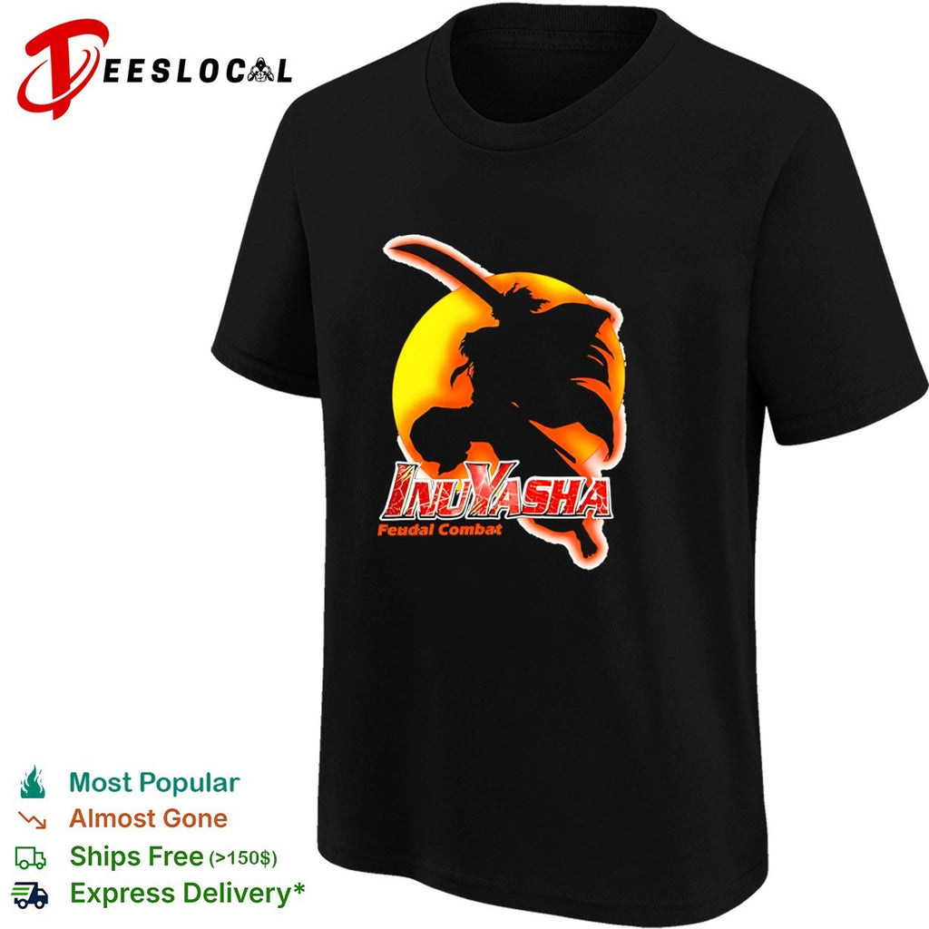 Inuyasha Feudal Combat Silhouette Anime shirt