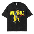 Invincible War Washed Shirt, Comics Washed Shirt, TV Show Comics Shirt, Soft Cotton Blend, Breathable Comfort, Made to...