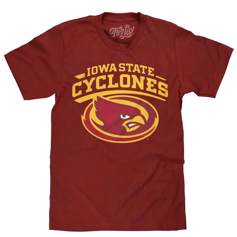 Iowa State Cyclones Cardinal T-Shirt - Red Hoodie, Sweatshirt | RetroVerseTees.com