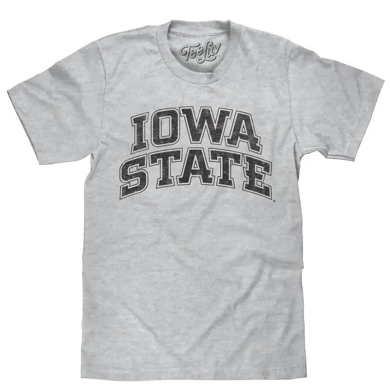 Iowa State University T-Shirt - Gray Hoodie, Sweatshirt | RetroVerseTees.com