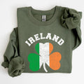Ireland Shamrock Flag, St Patrick's Day Sweatshirt T-Shirts, Hoodie | RetroVerseTees.com