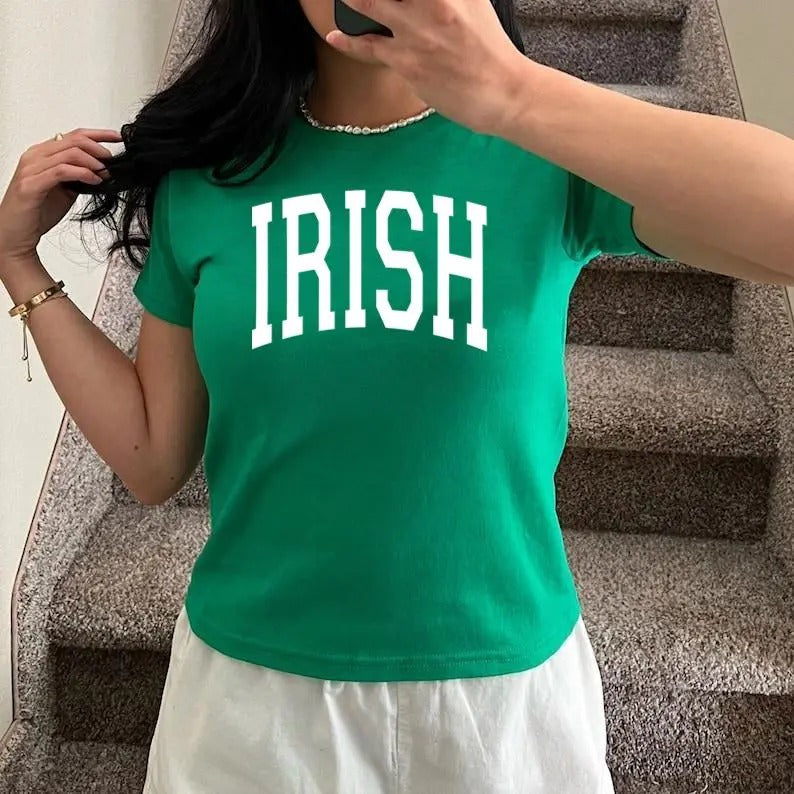 Irish Baby Tee, St Patrick's Day Baby Tee, St Patrick's Day Shirt, Saint Patricks Day Tee, Womens Saint Patricks Day...
