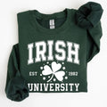Irish University, Lucky, St. Paddy's Day, Coquette, Bow, Clover, Shamrock, Irish, Lucky Charm, St Patrick's Day...
