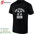 Iron sharpens iron dumbbells shirt