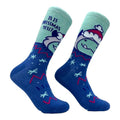 Is It Christmas Yeti Socks Funny Cute Xmas Abominable Snowman Bigfoot Joke Footwear Funny Graphic Socks Comfortable...