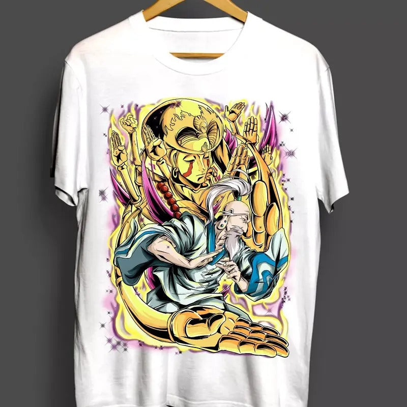 Isaac Netero T-Shirt Hunter x Hunter Manga Strip Anime Japanese Shirt All Size Hoodie, Sweatshirt | RetroVerseTees.com