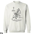 Isaiah 9:6 Christmas Sweatshirt, Minimalist Nativity Line Art Design, Hoodie Religious Holiday Apparel with Bible Verse...