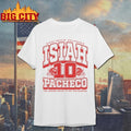 Isiah Pachecho Body rockin’ Bulldozer shirt