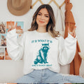 It Is What It Is And It Is Not Great Sweatshirt, Vintage Sweatshirt, Raccoon Sweatshirt, Mental Health Sweatshirt, Funny ...