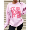 It Is What It Is Graphic Top T-Shirts, Hoodie, Sweatshirt | RetroVerseTees.com