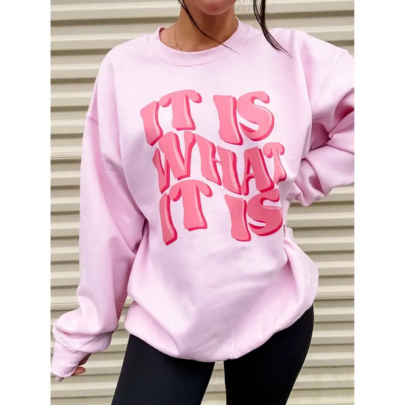 It Is What It Is Graphic Top T-Shirts, Hoodie, Sweatshirt | RetroVerseTees.com