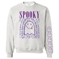 'It Smells Like Spooky Spirit' Halloween Ghost Sweatshirt, Sleeve Print T-Shirts, Hoodie | RetroVerseTees.com