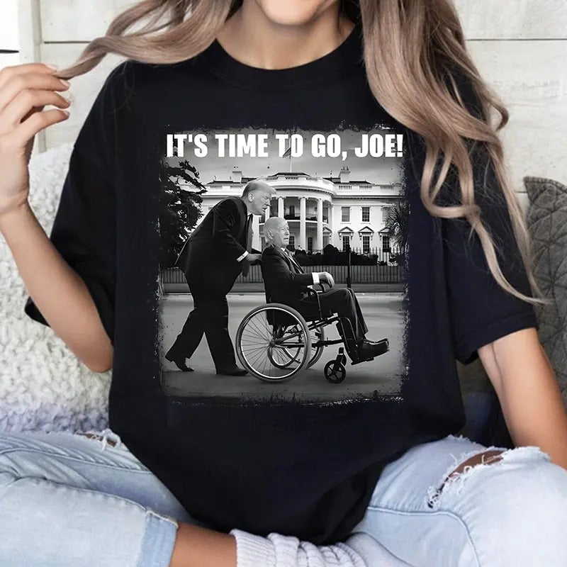 It Time To Go Joe Tr4m Lover Front And Back T-shirt Hoodie, Sweatshirt | RetroVerseTees.com