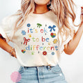 It's Ok To Be Different Autism Shirt, Speech Therapy Appreciation, Autism Awareness Sweatshirt, Speech Pathologist,...
