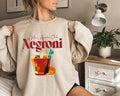 Italian Drinking Sweatshirt, Negroni Cocktail Hoodie, Women's Funny Drinking Shirt | RetroVerseTees.com
