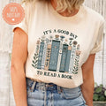 Its A Good Day To Read A Book  Shirt - Book Lover Tshirt - Floral Books Tee - Teacher Shirt - Bookish Gifts