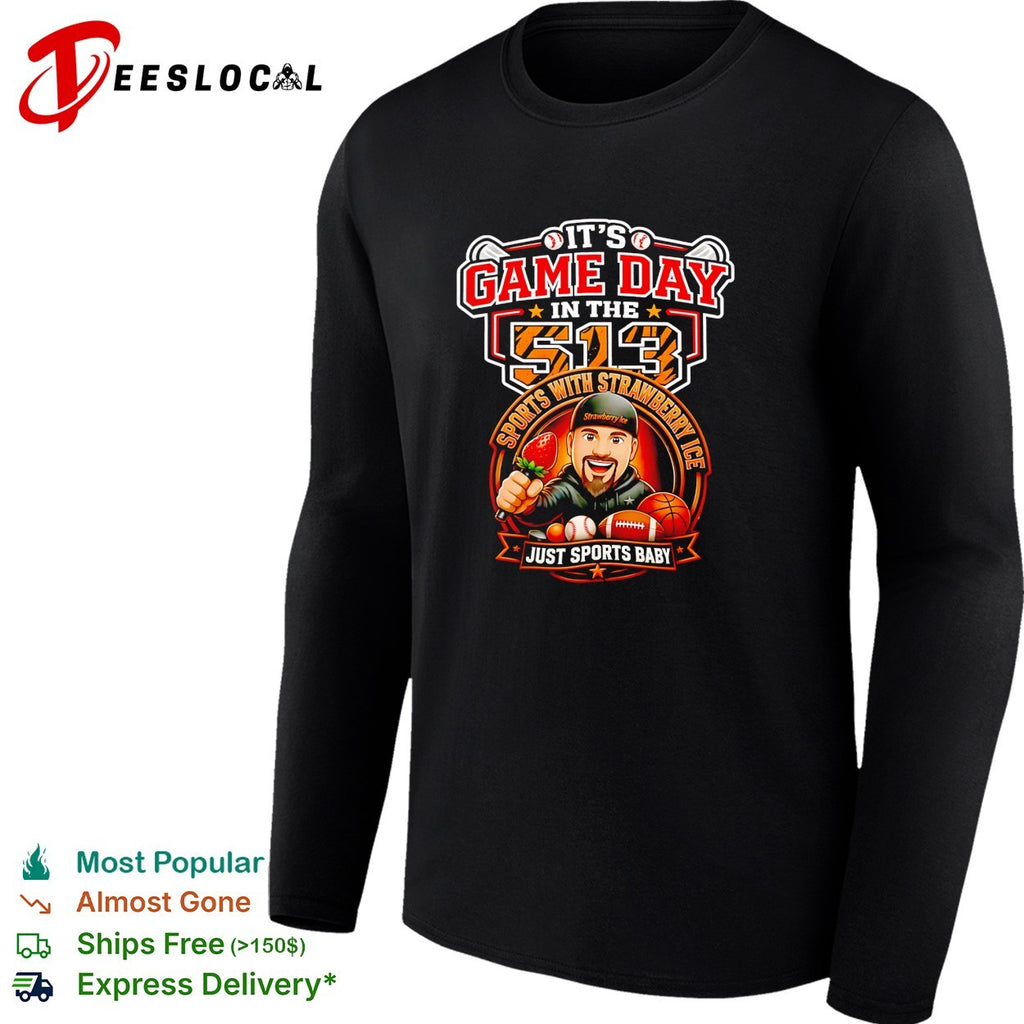 It’s game day in the 513 Sports with Strawberry Ice just sports baby shirt