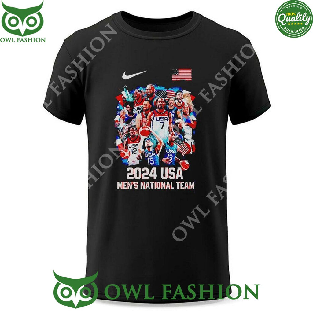 Olympic Paris 2024 America Flag National Team t shirt