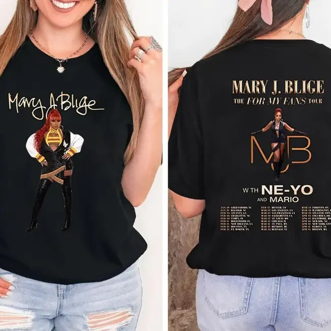 J Bligeee Graphic Shirt, The For My Fans Tour 2025 Shirt Hoodie, Sweatshirt | RetroVerseTees.com