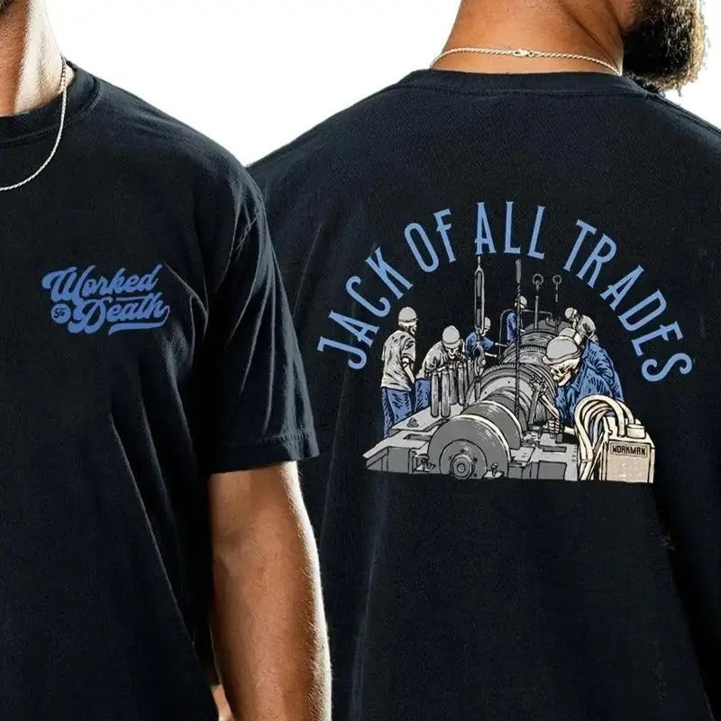 JACK OF ALL TRADES t-shirt, Gift for Dad, Gift for Mom, Gift for him, gift for her, birthday gift, Gift for friends, Y2k...