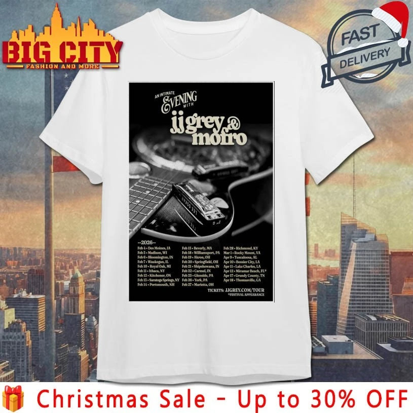 JJ Grey Mofro 2026 Tour Poster shirt