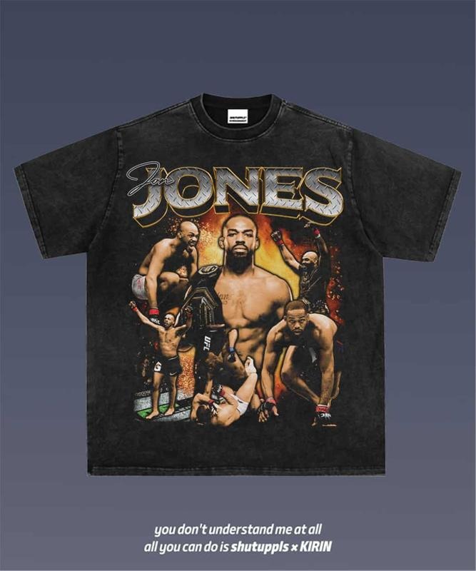JON JONES 1.0 VINTAGE TEE | GRAPHIC T-SHIRT SWEATSHIRT HOODIE | GIFT FOR FAN | RetroVerseTees.com