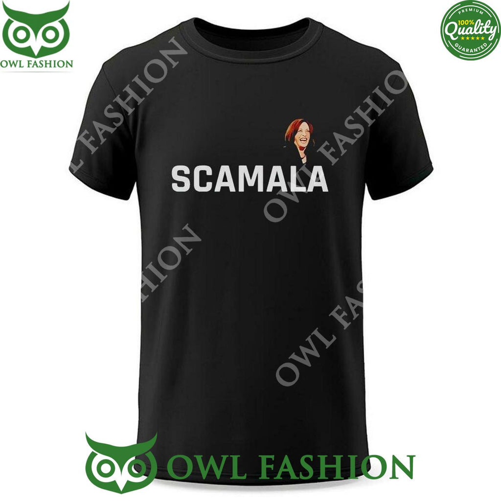 2024 Kamala Harris Parody Scamala Caricature t Shirt