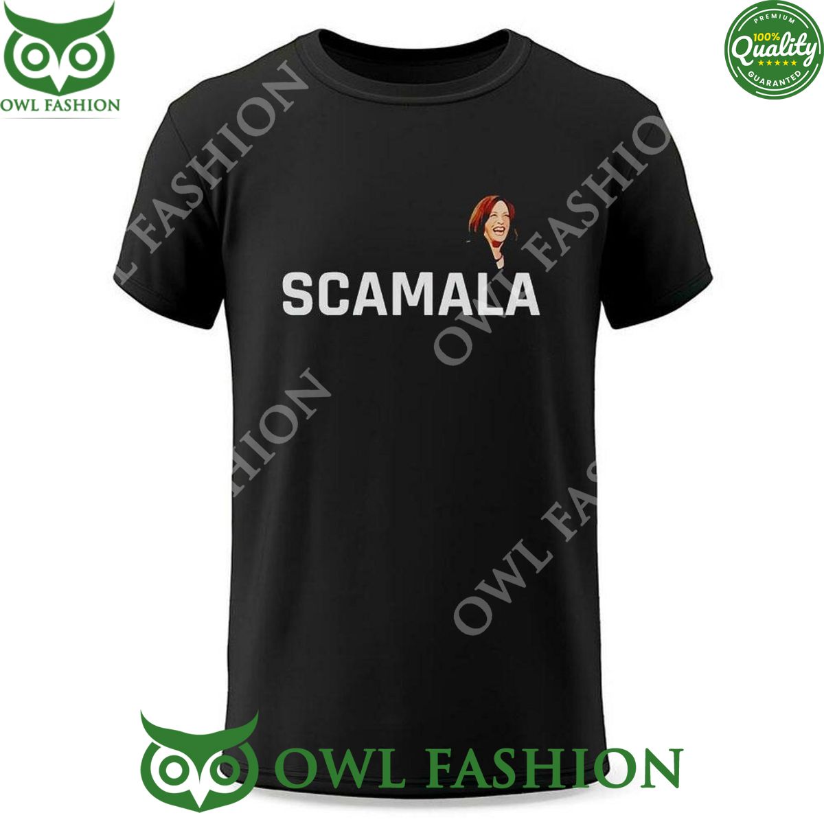 2024 Kamala Harris Parody Scamala Caricature t Shirt