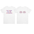 JUST HERE FOR THE FIREWORKS COUPLE T Shirt, Unisex Cotton Hoodie, Sweatshirt | RetroVerseTees.com