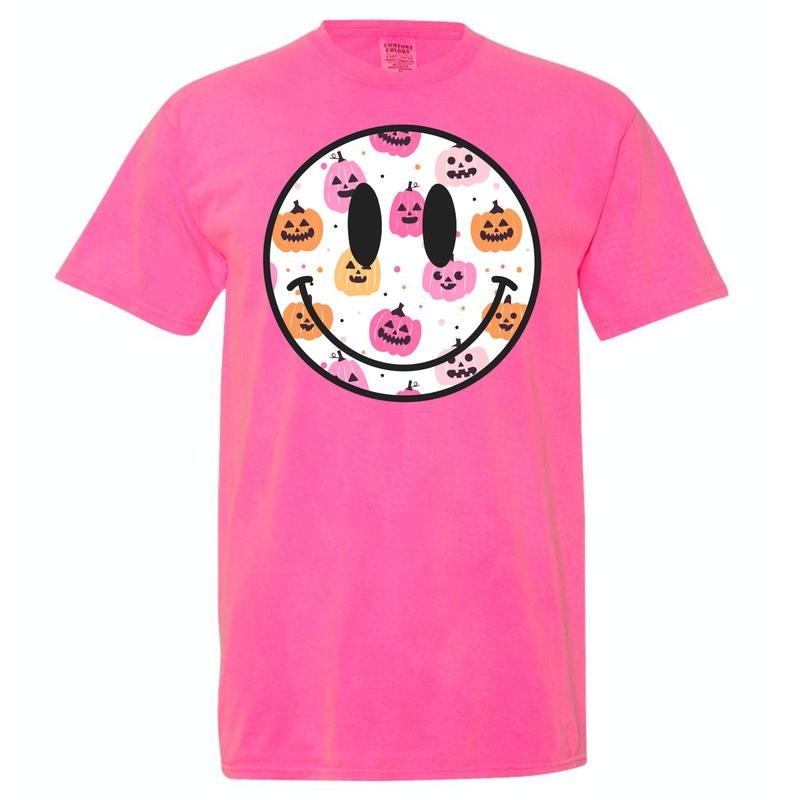 Jack O' Lantern Happy Face Comfort Colors T-Shirt 'NLB' Hoodie, Sweatshirt | RetroVerseTees.com