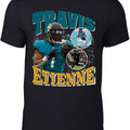 Jacksonville Travis Etienne Bootleg Style T-Shirt Hoodie, Sweatshirt | RetroVerseTees.com