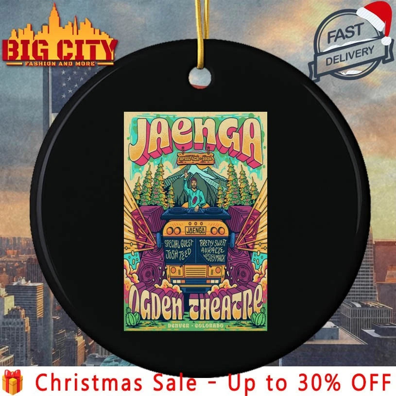 Jaenga Apr 04 2026 Ogden Theatre Denver CO Tour Poster shirt