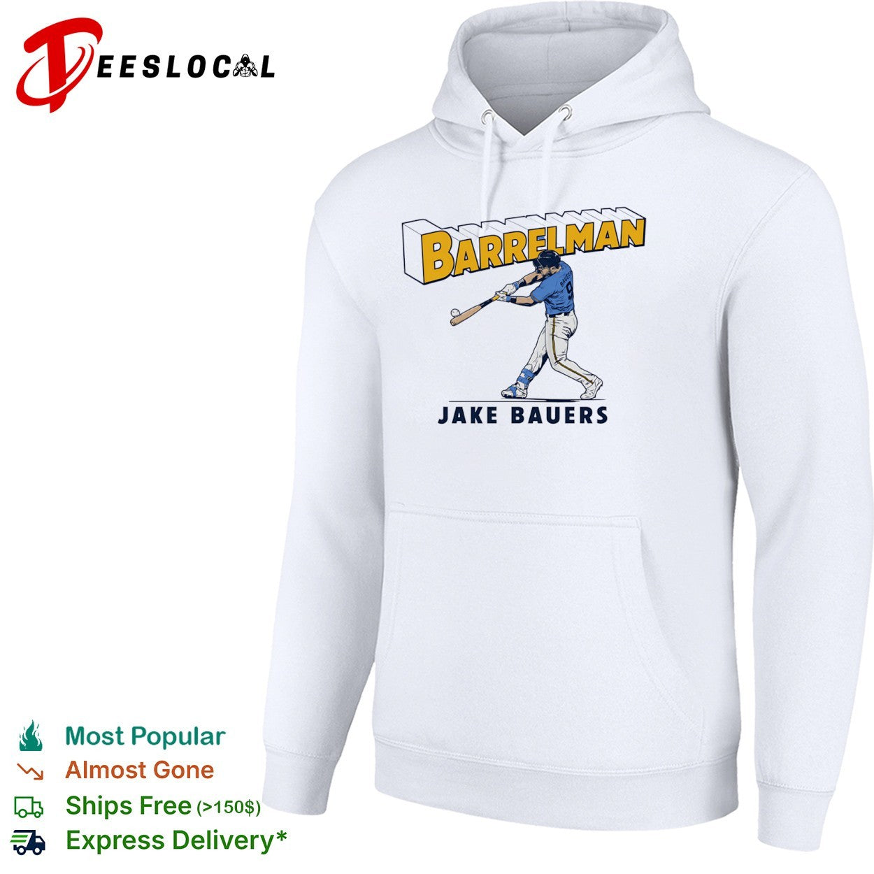 Jake Bauers Barrelman Baseball Player MLB shirt