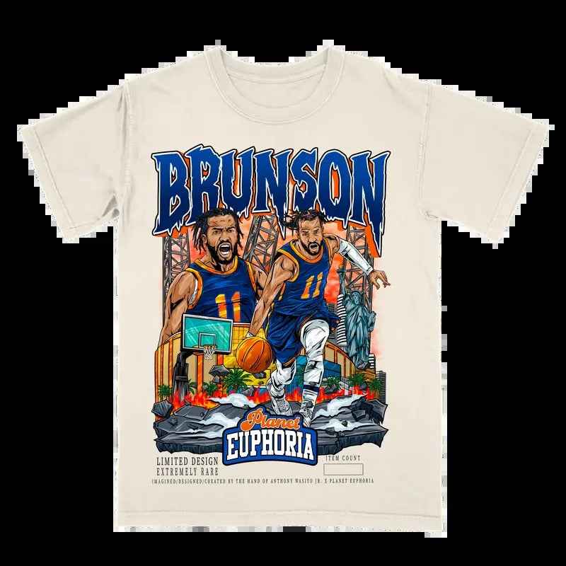 Jalen Brunson V3 Tee - Gift For Fan - Men's Casual T-shirt - Menswear Hoodie, Sweatshirt | RetroVerseTees.com