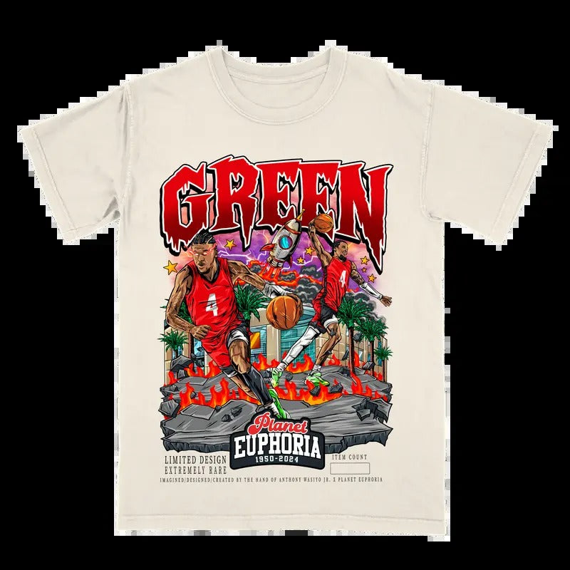 Jalen Green Tee Hoodie, Sweatshirt | RetroVerseTees.com